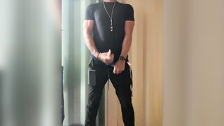 Another Blast of Jism From Alpha DILFJockDad87 in the Deliver Closet
