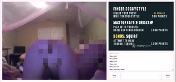 Two Teens Masturbating on  Lesbians