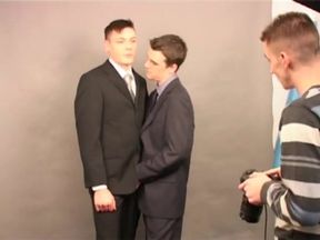 A sleazy three With David Will And Sean In A Studio
