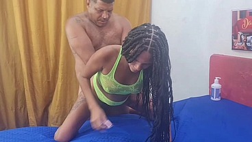 Leo the ogre made the girls suffer with his dick in their ass.