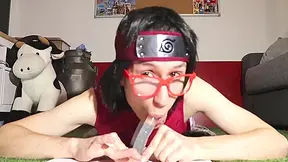 Naruto Sarada Feet And Ass Play Trap Cosplay