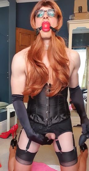 Getting dressed up like a little whore does have it's effects on me