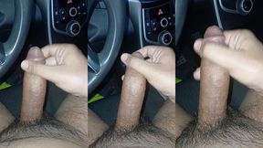 una divertida paja en mi coche disfruto y gimo de placer con final feliz 😄