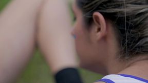 dread hot e mia linz enfiando um taco de baseball na buceta