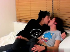 Twink sex Alexander enjoys to deepthroat a meaty dick, and J