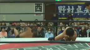 Classic hard japan wrestling