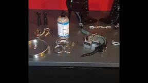 Sissy selfbondage preparation