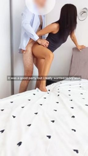 i wanted to try anal so i picked up a random guy from the party