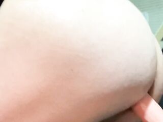 straight guy tries anal masturbating! SO ADMIRABLE! Wants pegged hard!!