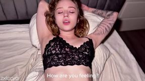 I showed her my and cummed twice