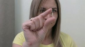 It's so beautiful to watch you pick your big nose nice and deep MP4 HD 720p
