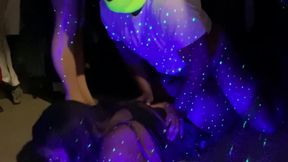 That big ass is a light show