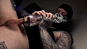 Omen Bunny Makes Loving Eye Contact During Lustful Orgasms Masked Dark Romance Man ASMR Female Aftercare Roleplay Tattoos & Cum For You To Enjoy