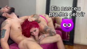 camila gaucha: a ruiva que nasceu pra servir seu macho creampie completo