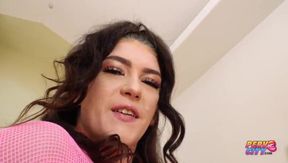 Brunette Beauty Experiences Her First Anal Adventure with a Satisfying Finish!