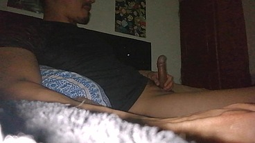 Bixesual masturbates