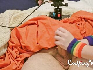 Helping my boyfriend to take a load off