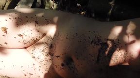 Playful Sissy Showing Curves While Laughing Wildly Tonight