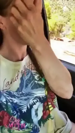 Off Road Flashing! On my lunch break from cam I got on the trail and got my tits out.