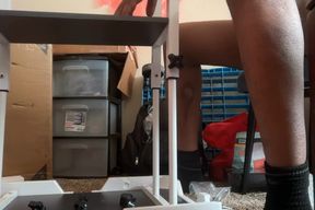 Nude table assembled with Cubby Da Porn Hubby