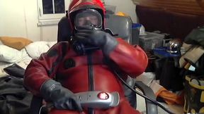 dry suit wank