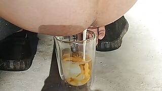 Drink piss and creampie out of my ass