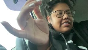 Road trip kfc cup pee in car