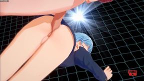 Nagisa destroyed on rooftop by Karma raw gay anime twink creampie
