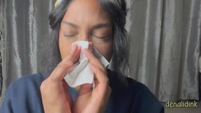 Nose Blowing Pinching And Rubbing