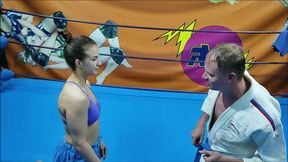 Judo profi girl wrestles