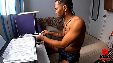 Preta Safada Foi No Escritório do Sexo para transar - JoaoOSafado