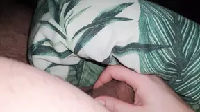 Step mom in bed handjob step son dick without gloves