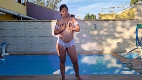 loirinha gravida simplesmente perfeita, com seios enormes naturais e um rabao que vai te deixar maluco dancando e se masturbando !