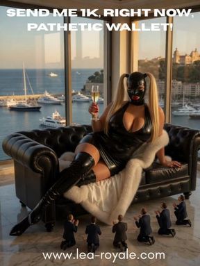 Send Me $1k, right now, pathetic wallet!