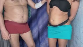 Bob punches LORY hard in the stomach
