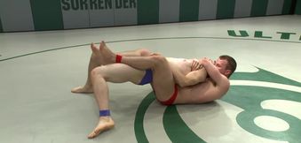 Gay wrestling fuck: Cameron Adams and Martin Lorenzo