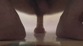 Twink's Prostate Orgasm with a Sex Toy on Webcam