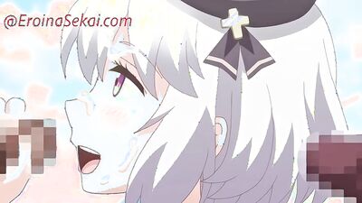 Fantasyland hentai teen gets double penetrated by two monstrous cocks