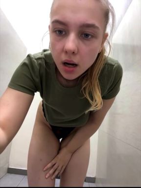 Masturbating in the gym so hard