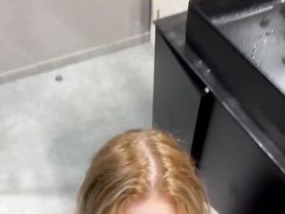 Stepsister asks for cum on her face during the time that no one is at home