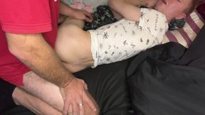 Great Creampie for Tight Twink Hole From a Mature Bear