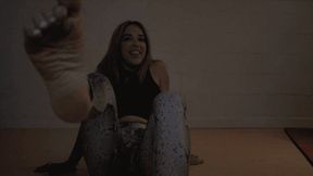 It's getting more spicy with the nipple pinching foot slut