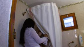 My wife an Asian born MILF with dark hair gets fucked in the