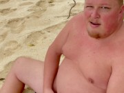 Cumming on the Beach - LOTS MORE on my OnlyFans com/westcub86