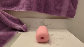 Japanese Onahole Toy Review - CoolP's Sendouin Misa - Trapped in a bumpy web!