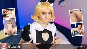 Anal Joy And Messy Ass Cumshot For Slutty Maid Jane White