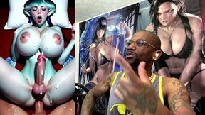 tight transgender cock princess ruto getting ass fucked while cumming on herself, ai generated