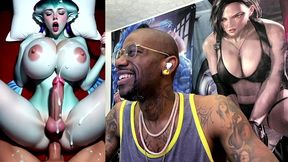 tight transgender cock princess ruto getting ass fucked while cumming on herself, ai generated