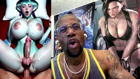 tight transgender cock princess ruto getting ass fucked while cumming on herself, ai generated