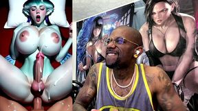tight transgender cock princess ruto getting ass fucked while cumming on herself, ai generated
